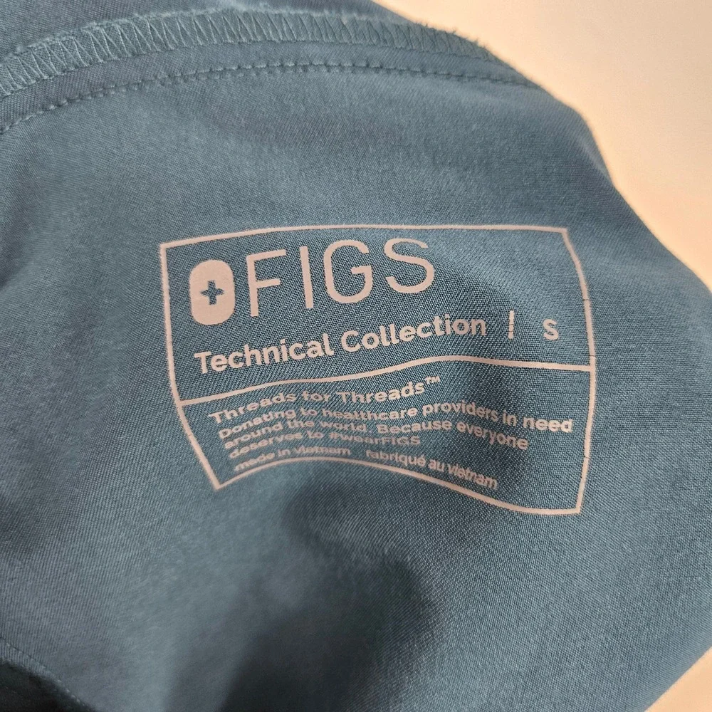 Figs Scrub Pants Mens Small Tansen Caribbean Blue Jogger Healthcare Uniforms
